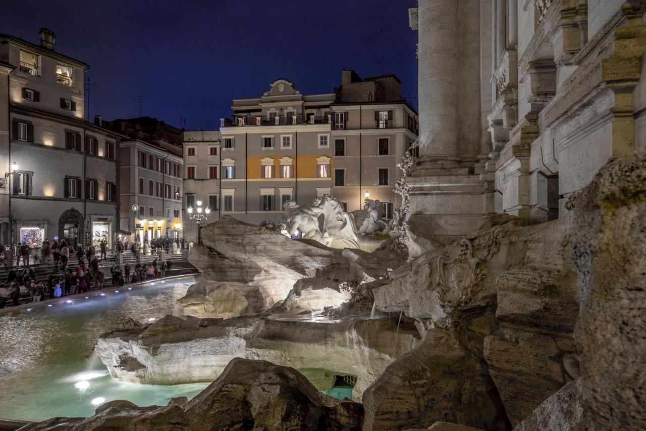 Trevi Ab Aeterno - Amazing View Of The Trevi Fountain Leilighet Roma Eksteriør bilde